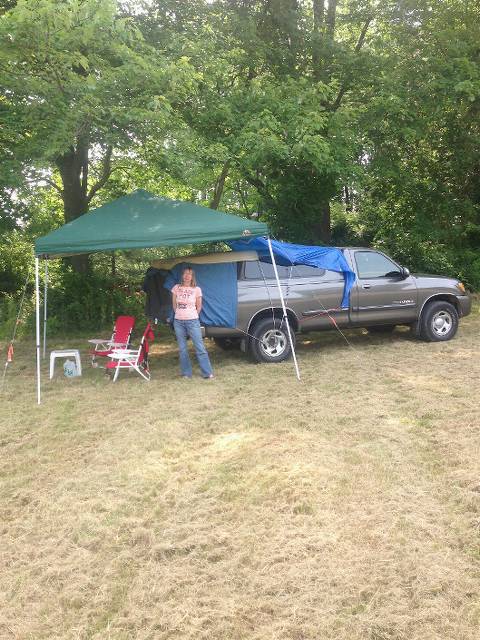 The new field for camping...Planet Banjo's home for Ashokan WS 2013