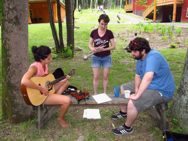 katie, leslie, and blake